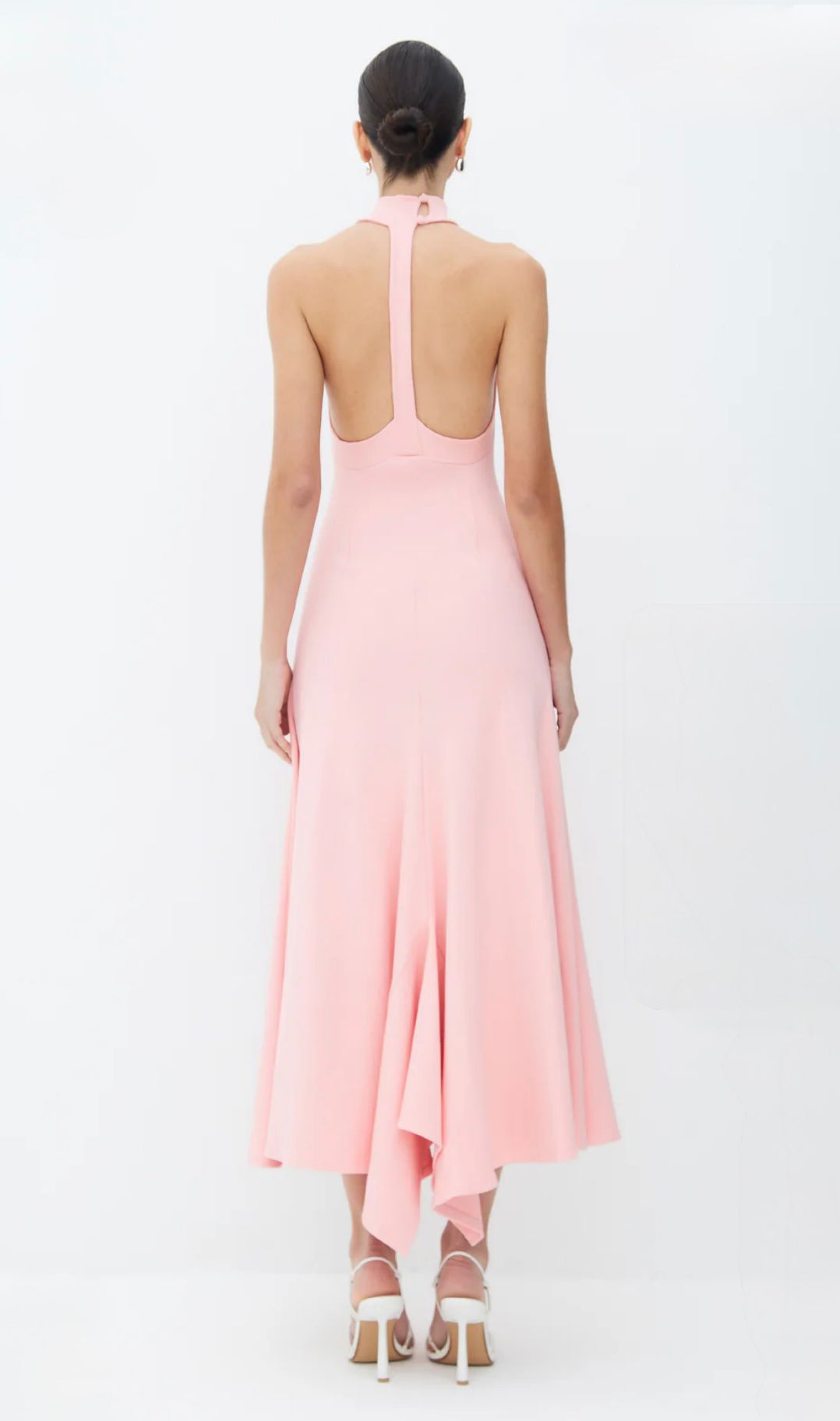 Zen Oficial - Midi Dress w/High collar detail