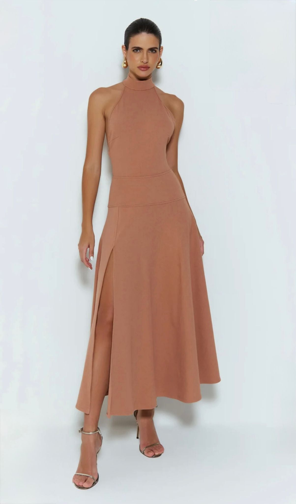 Zen Oficial - Midi Dress w/ Open Back