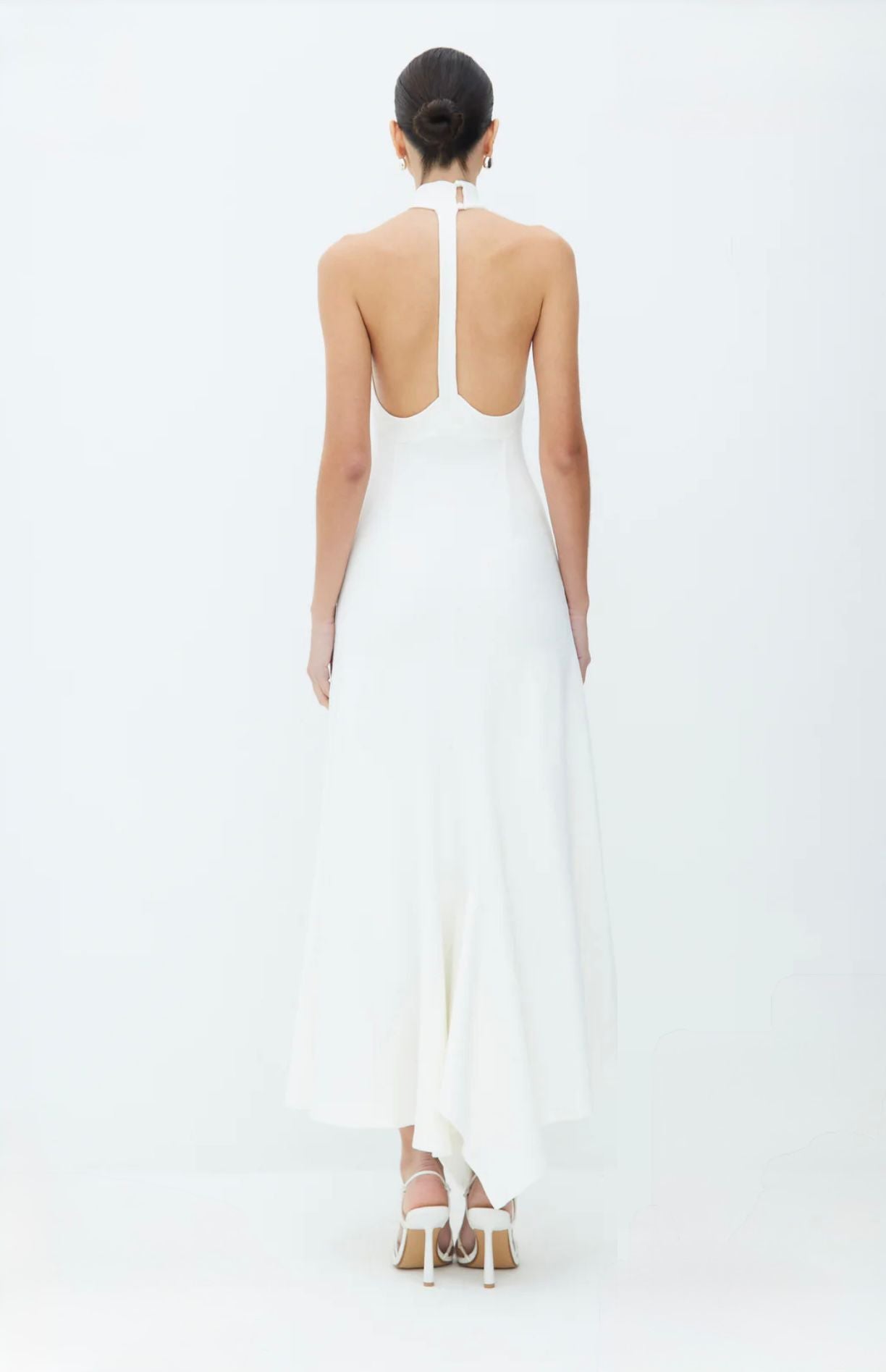 Zen Oficial - Midi Dress w/High collar detail