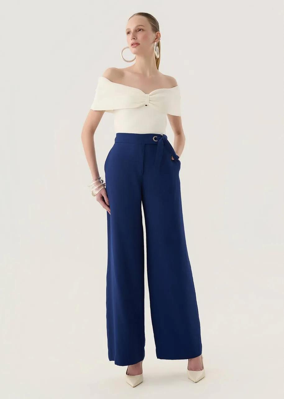 Lore - Wide Leg with Eyelet Detail