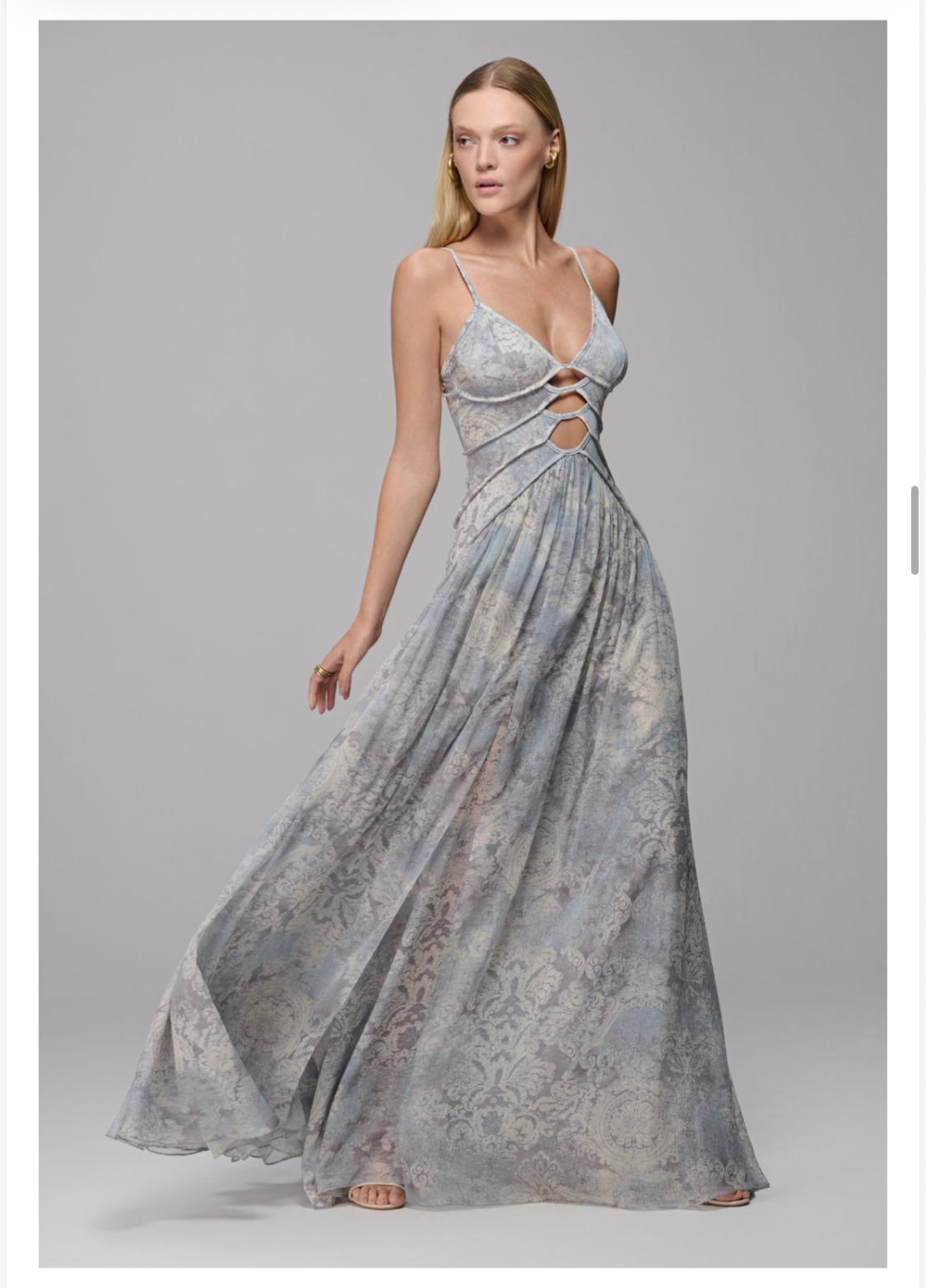 Caos -Maxi Dress with Anatomical Cutouts