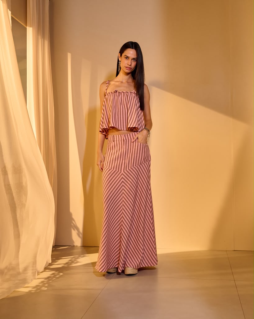 Bfly - Midi skirt with a circle top