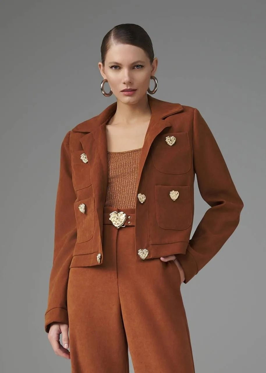 Lore - Heart Suede w/ Pockets Coat