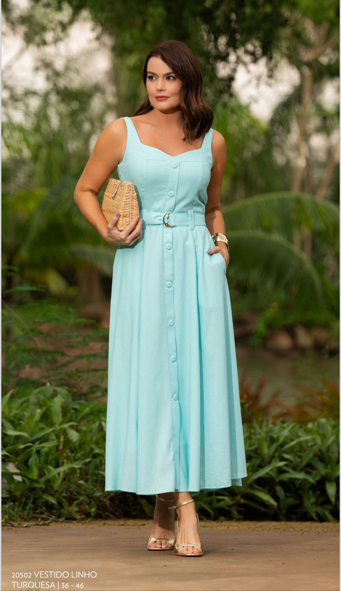 Luzia Fazzolli - Linen Dress w/ Belt