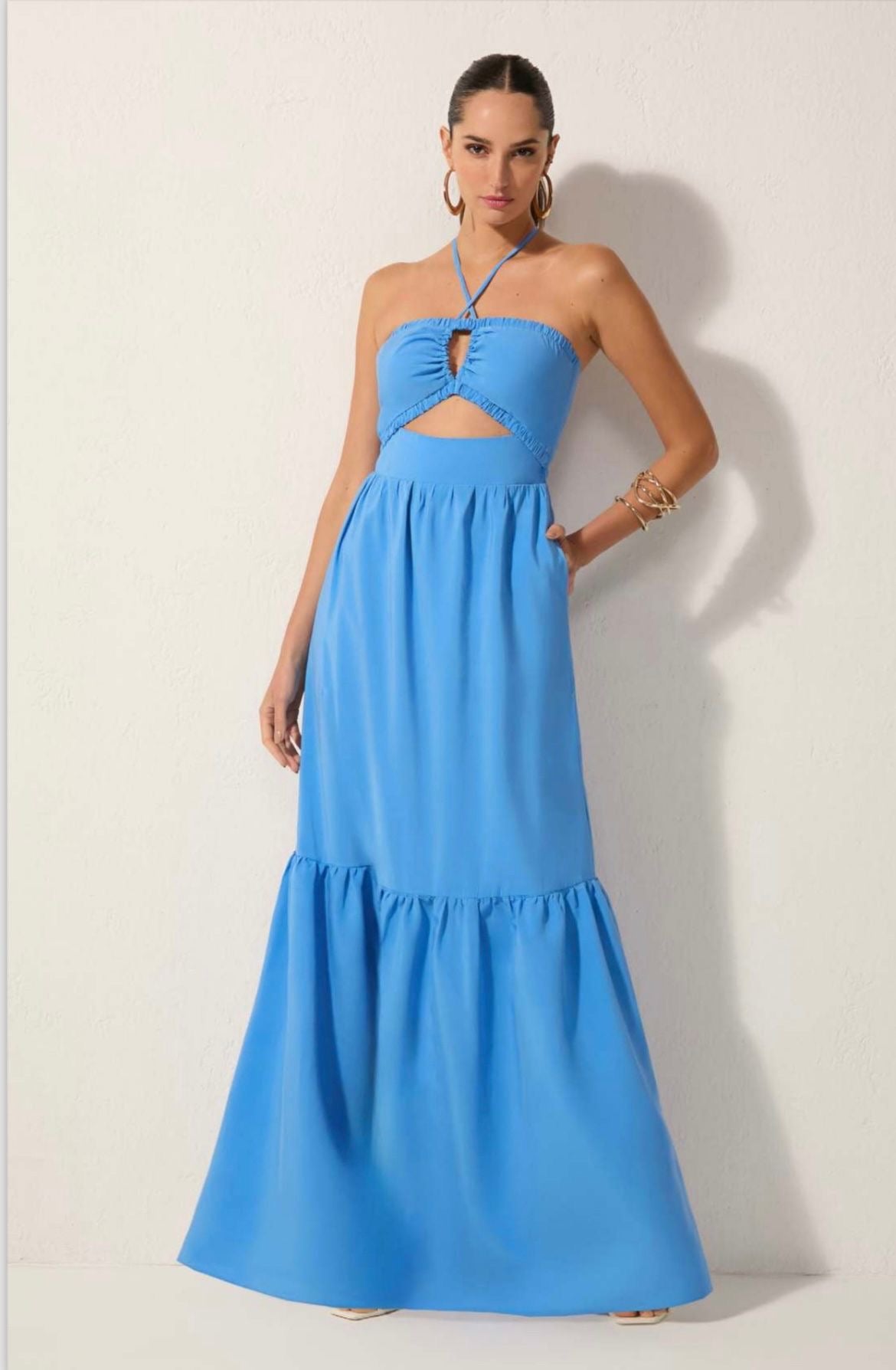 Lore - Tech Touch One-Front Long Dress