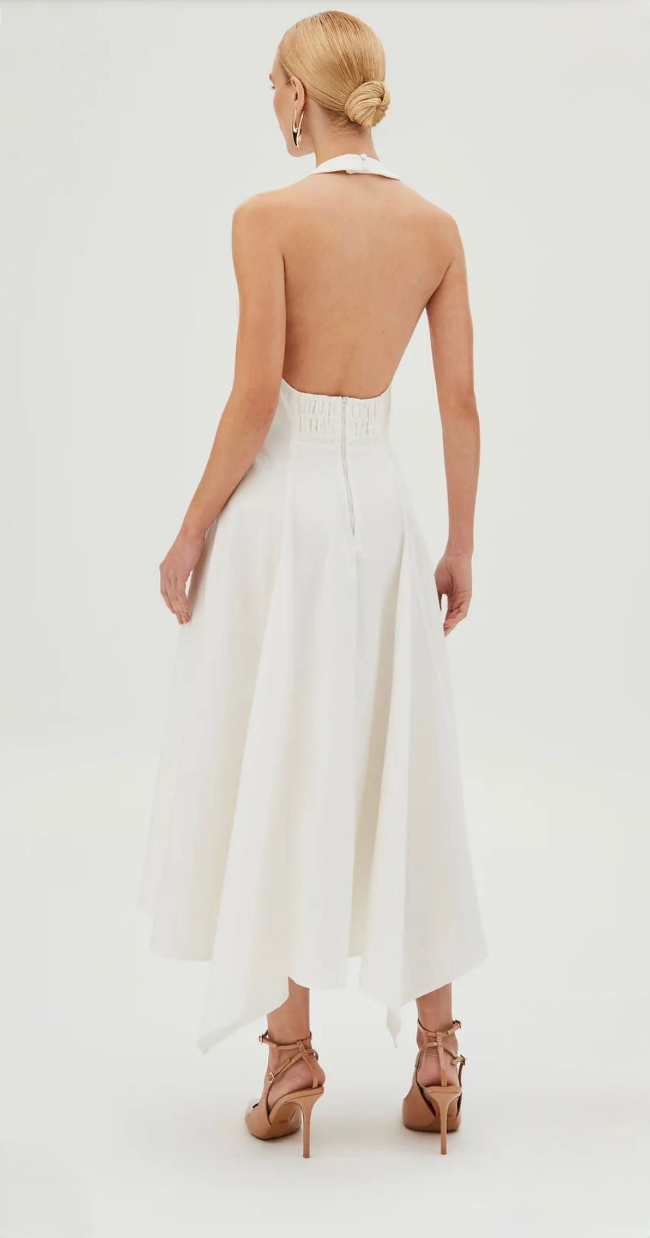 Zen Oficial - Midi Dress w/ Open Back