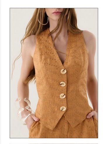 Lore - Oasis Embroidered Vest/Pants Set