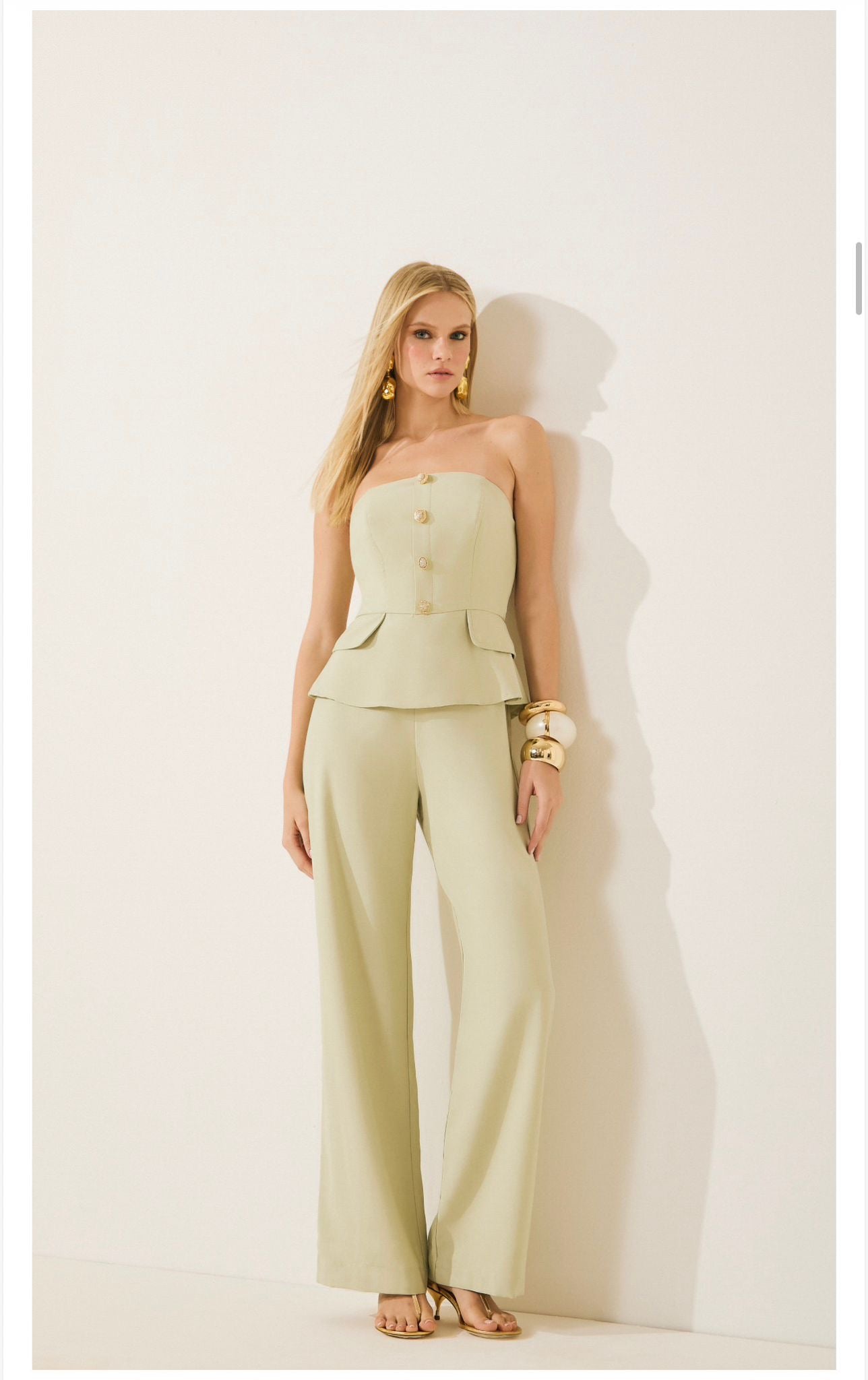 Isa Paes - Long Jumpsuit with Button Detail