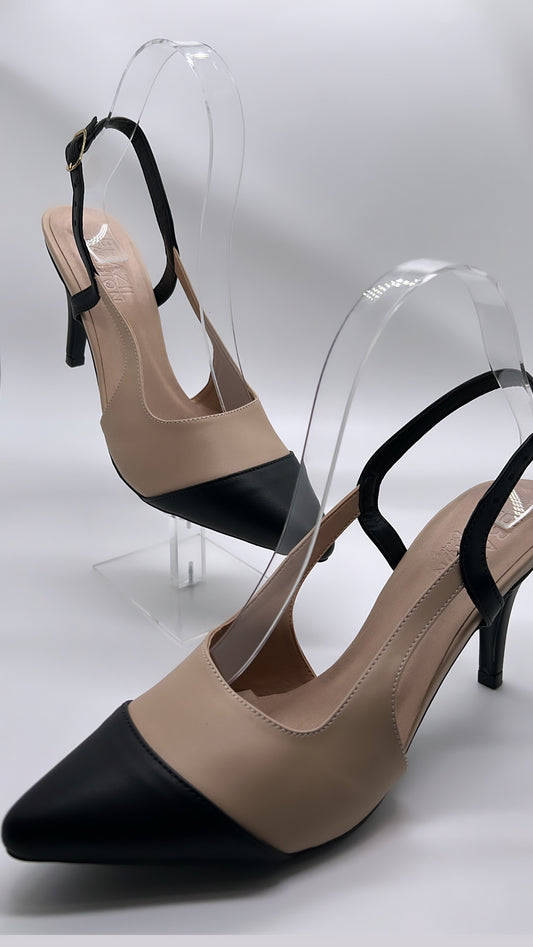 Bfb Shoes - Black and Nude Chanel Scarpim