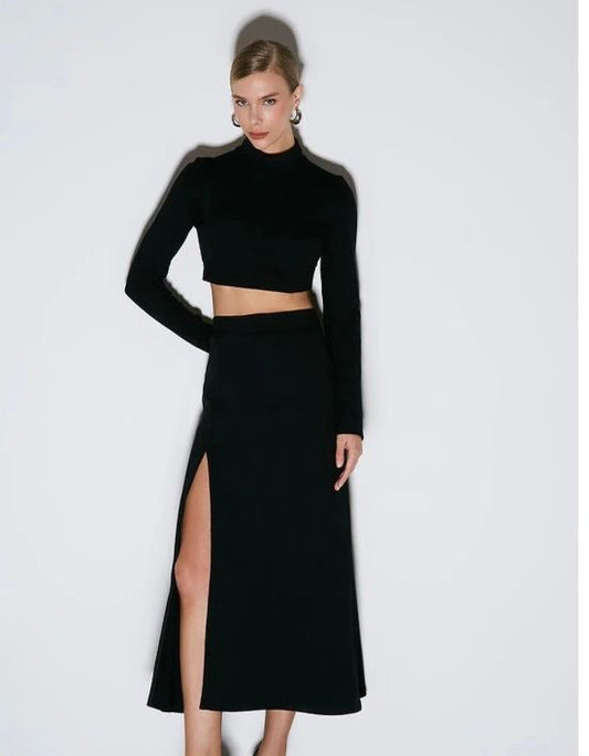 Zen Oficial - Cropped Top w/ Midi Skirt