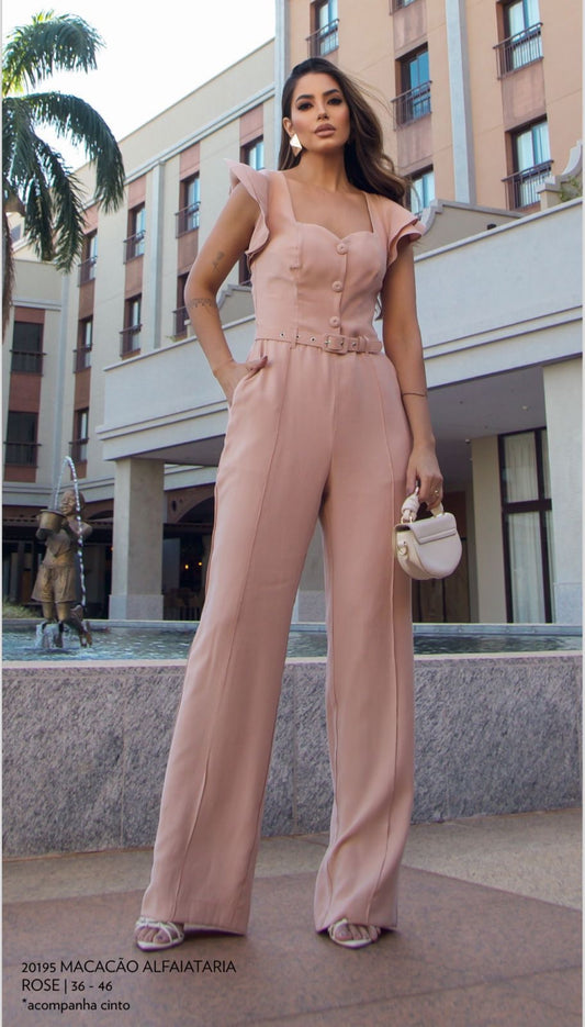 Luzia Fazzolli - Tailored Jumpsuit with Belt