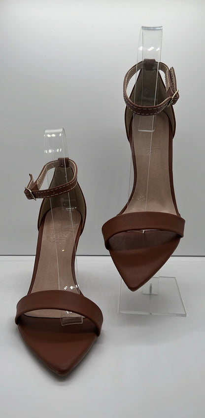 Bfb - Sandal Brown Leaf Toe Heel