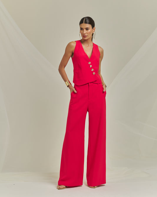 Bfly - CJ Asymmetrical Vest with Pants