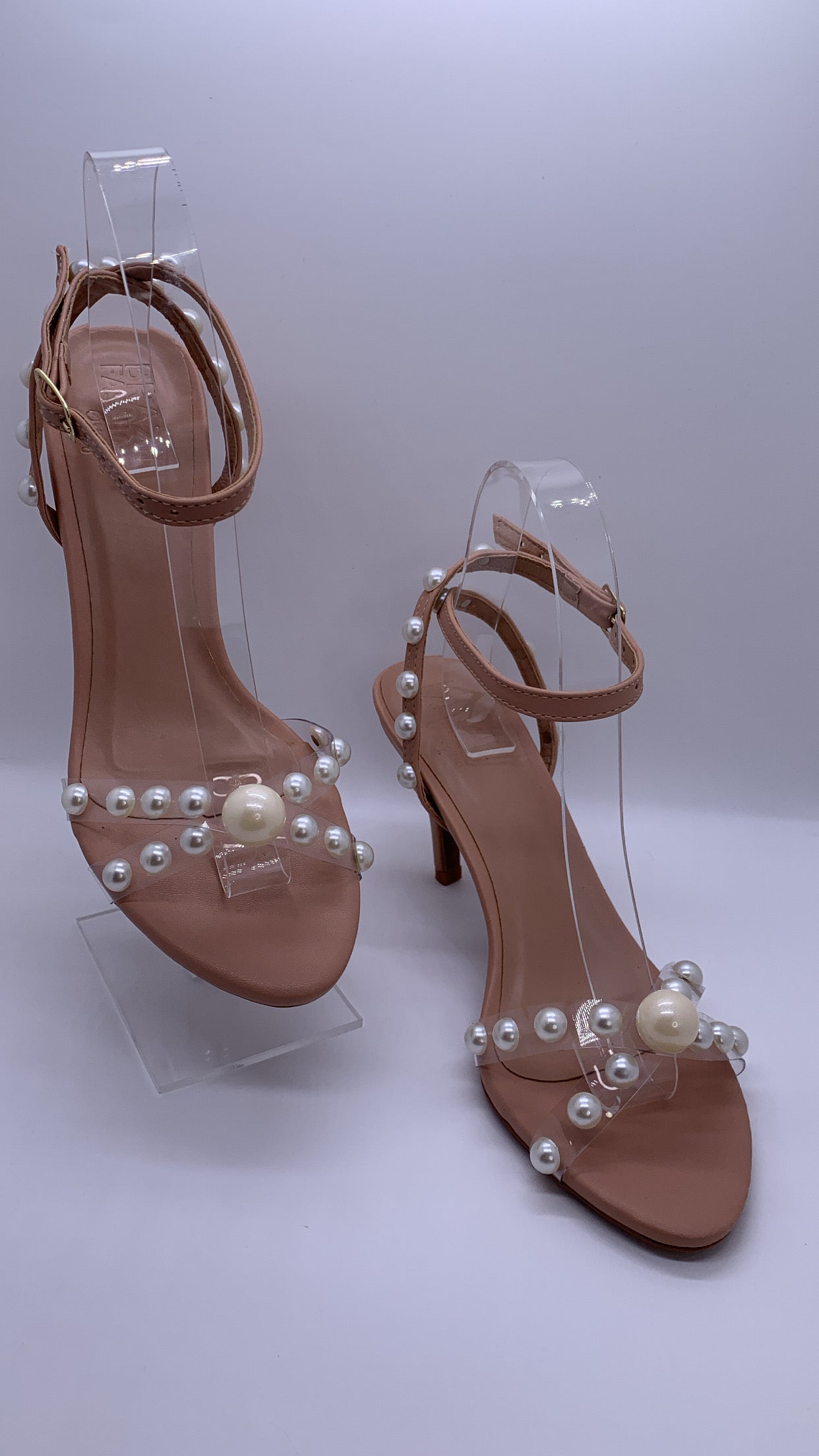 Bfb - Sandals Nude Pearls