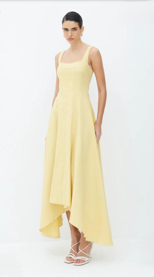 Zen Oficial - Midi Dress w/ Elastic on Back