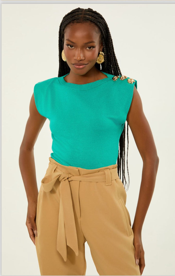 Lore - Muscle Tee Sheel Tricot Blouse