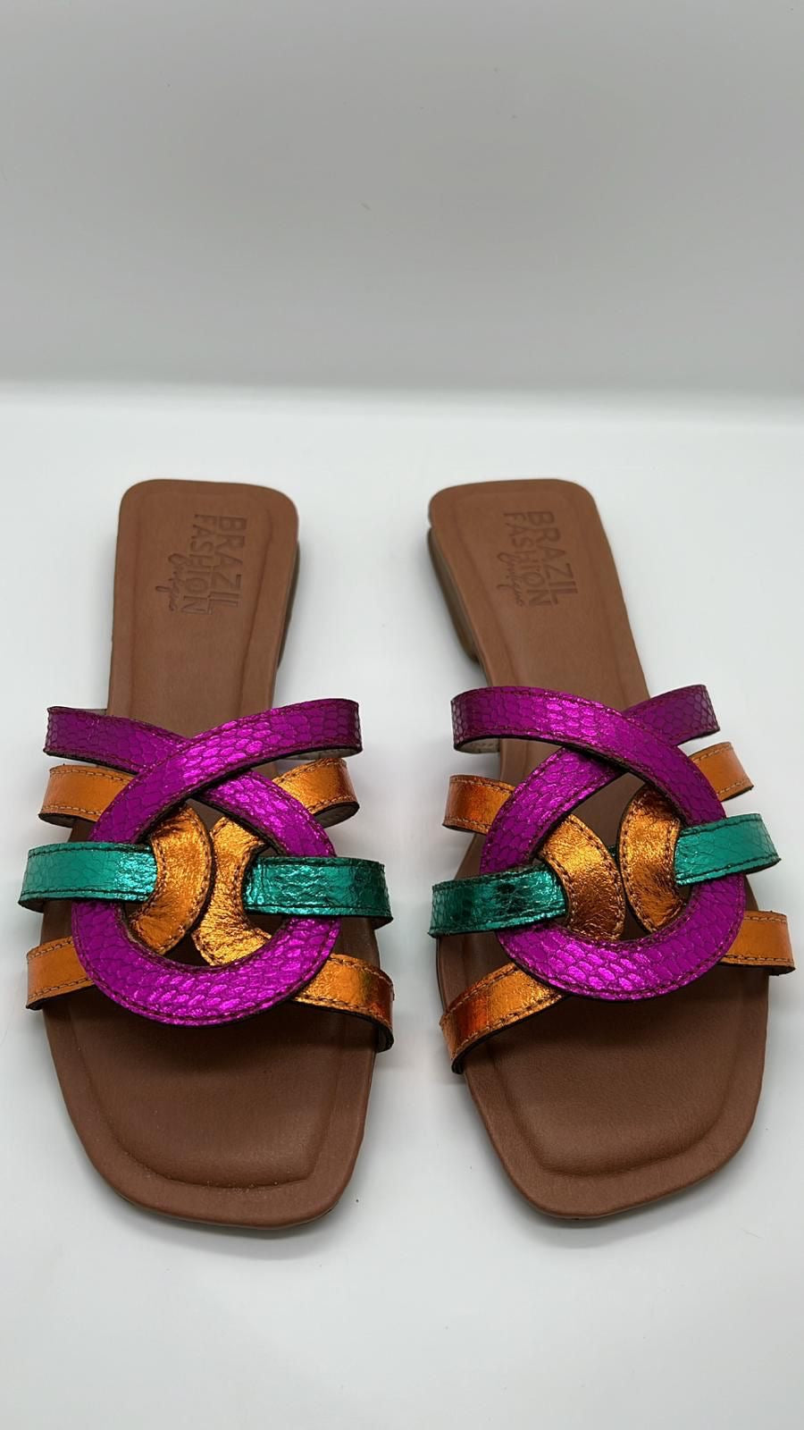 Bfb Shoes Flat Sandals Chanel Multicolor 36BR