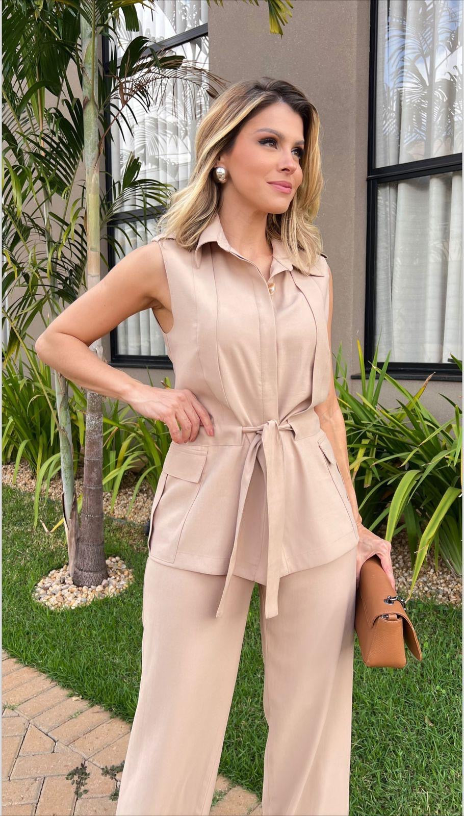 Luzia Fazzolli - Tailored Jumpsuit w/ Cutouts