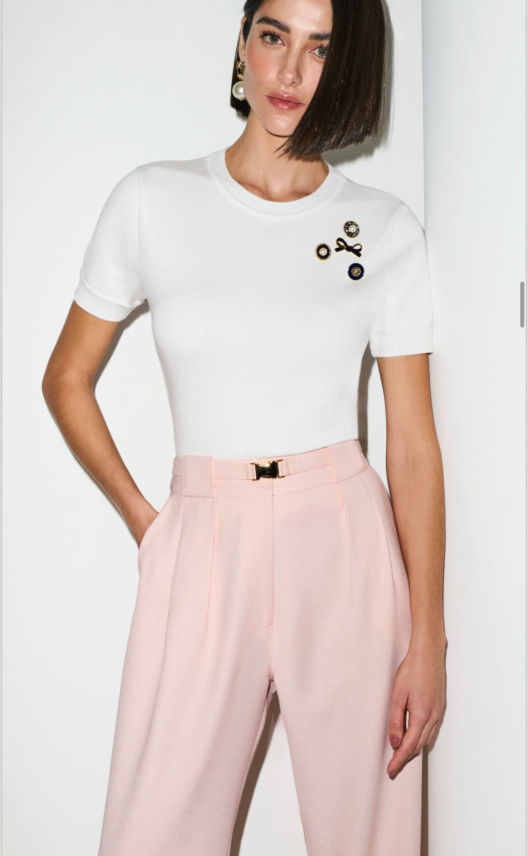 Frutacor - Calça Pantalona Com Cinto