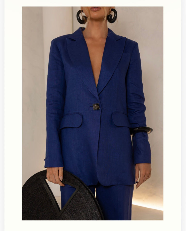 Closet Deluxe - Conjunto de Terno com Botões Quadrados