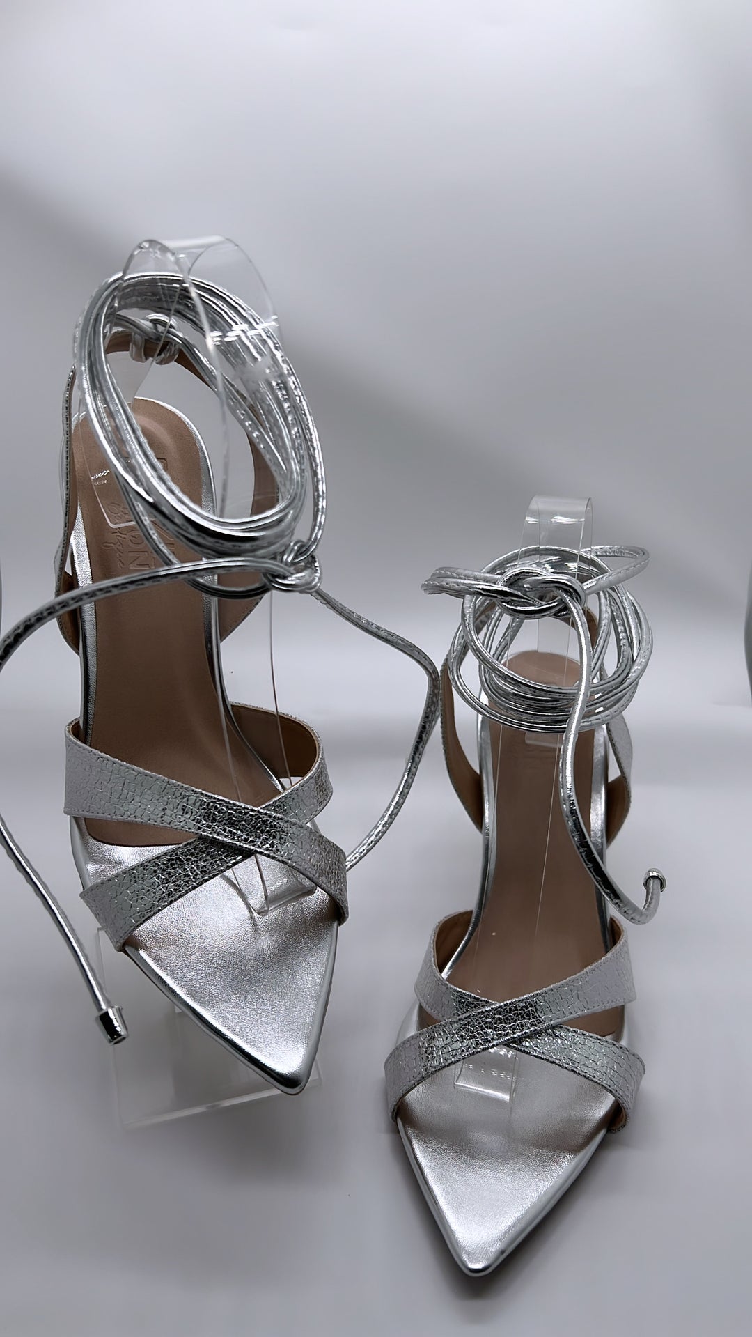 Bfb Shoes - Lace-up Leaf Toe Sandal