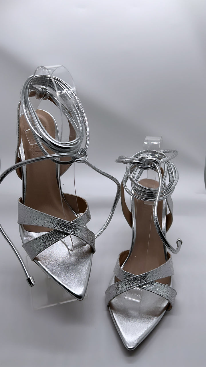 Bfb Shoes - Lace-up Leaf Toe Sandal