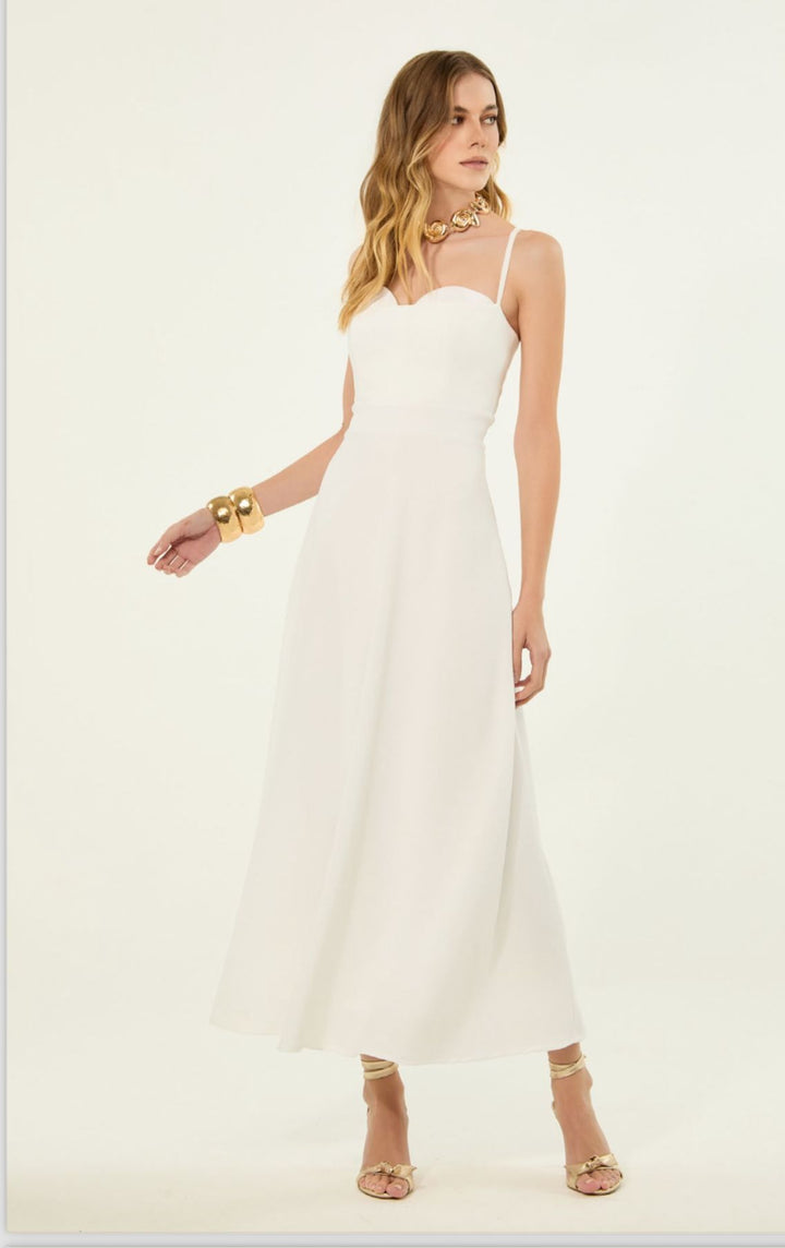Lore - Linen Look Corset Dress