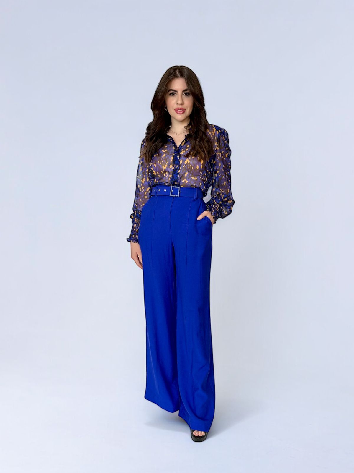 Lore - Essential Belted Wide Leg Pants