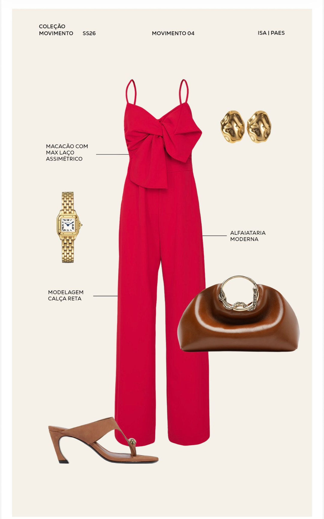 Isa Paes - Long Jumpsuit Moulage Detail