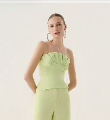 Lore - Top and Shorts Set w/ Gold Detail