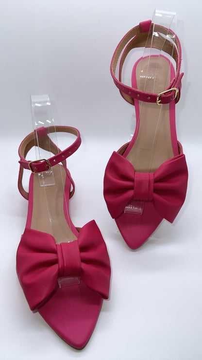 Bfb - Flat Sandals Pink Tie