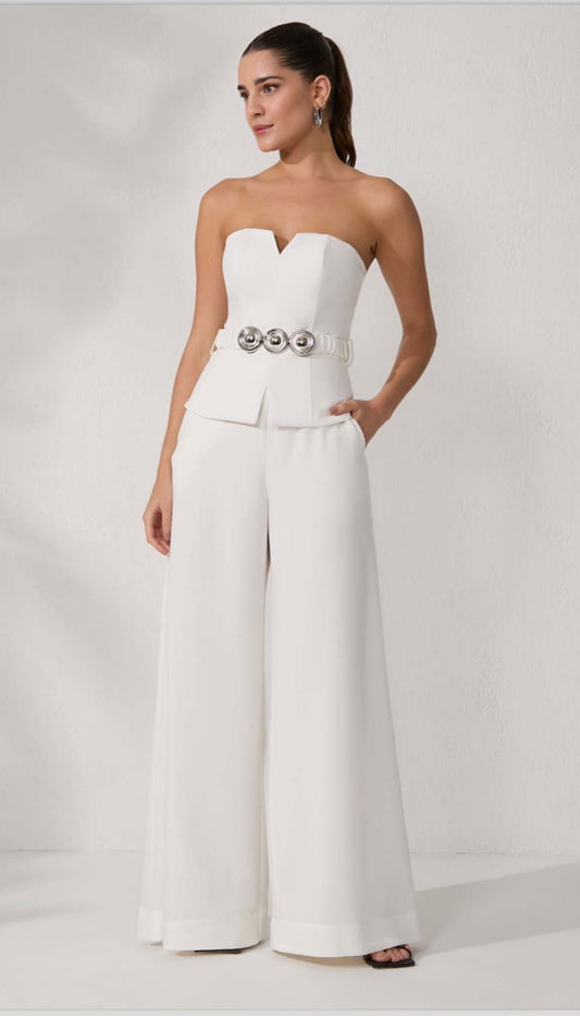 Isa Paes - Crepe Belt Pantalona Corset Set