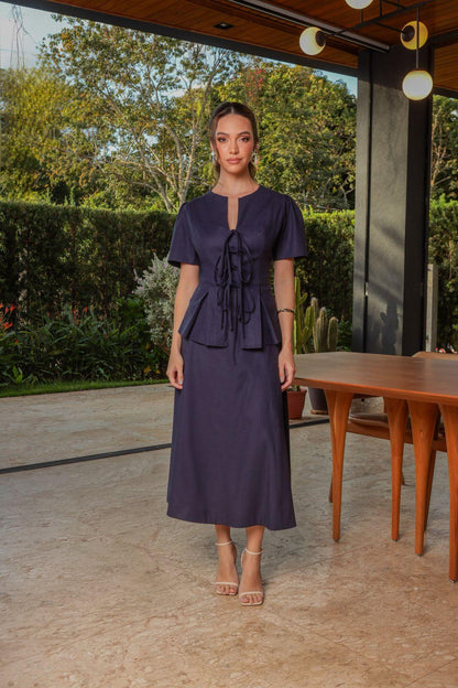 Doce Maria - Linen Set w/ Bows
