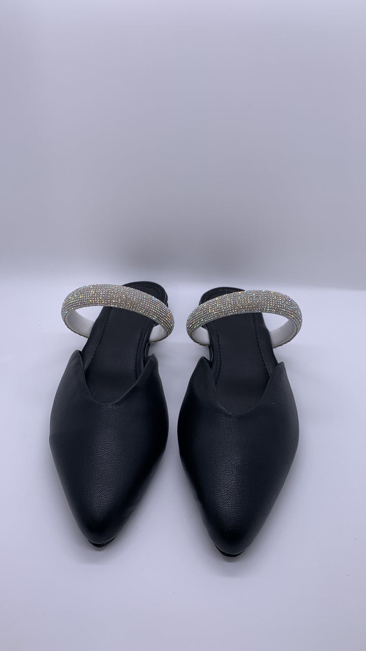 Bfb Shoes - Mule Strap Strass Black