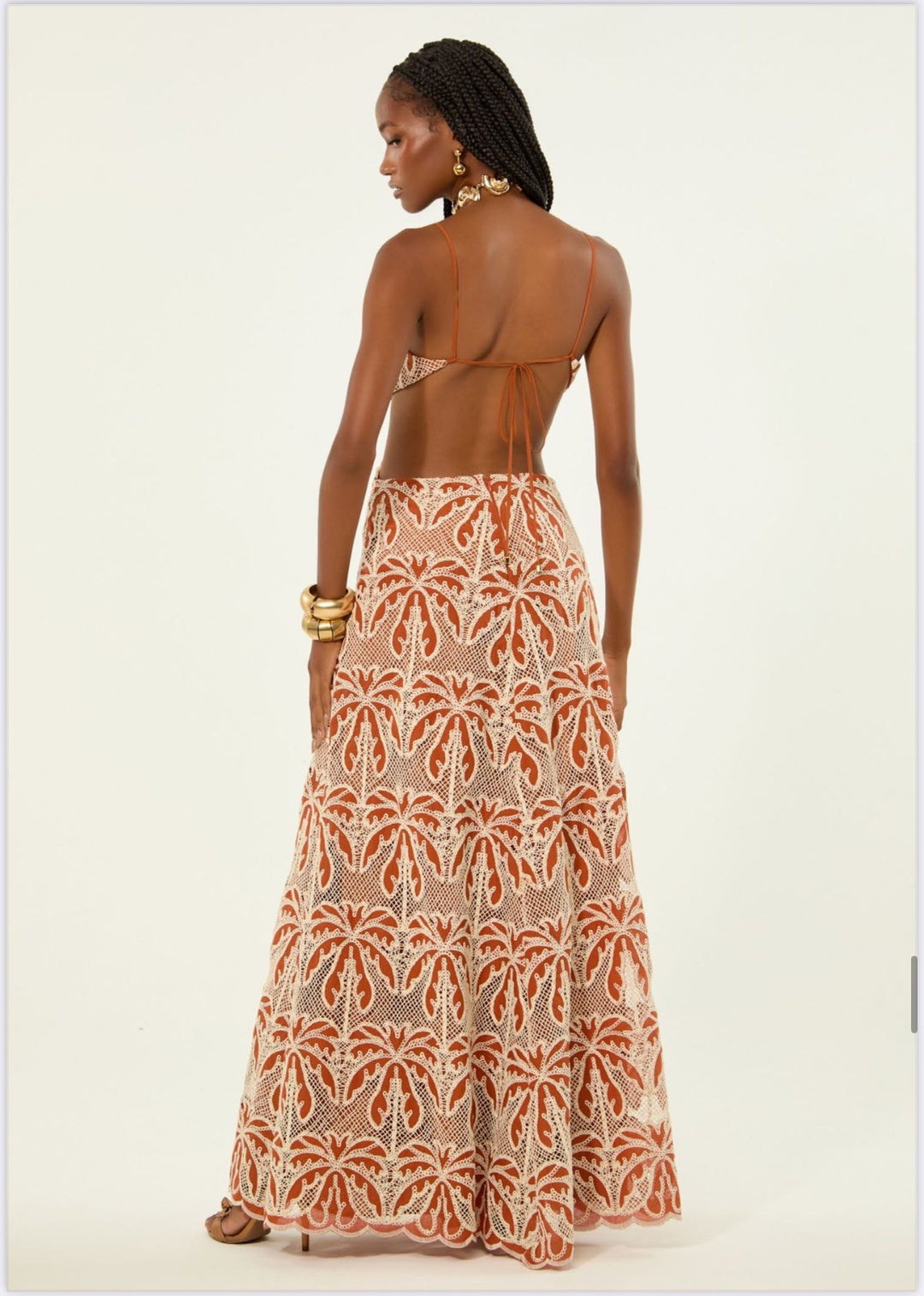 Lore - Laise Trancoso Hollow Waist Long Dress