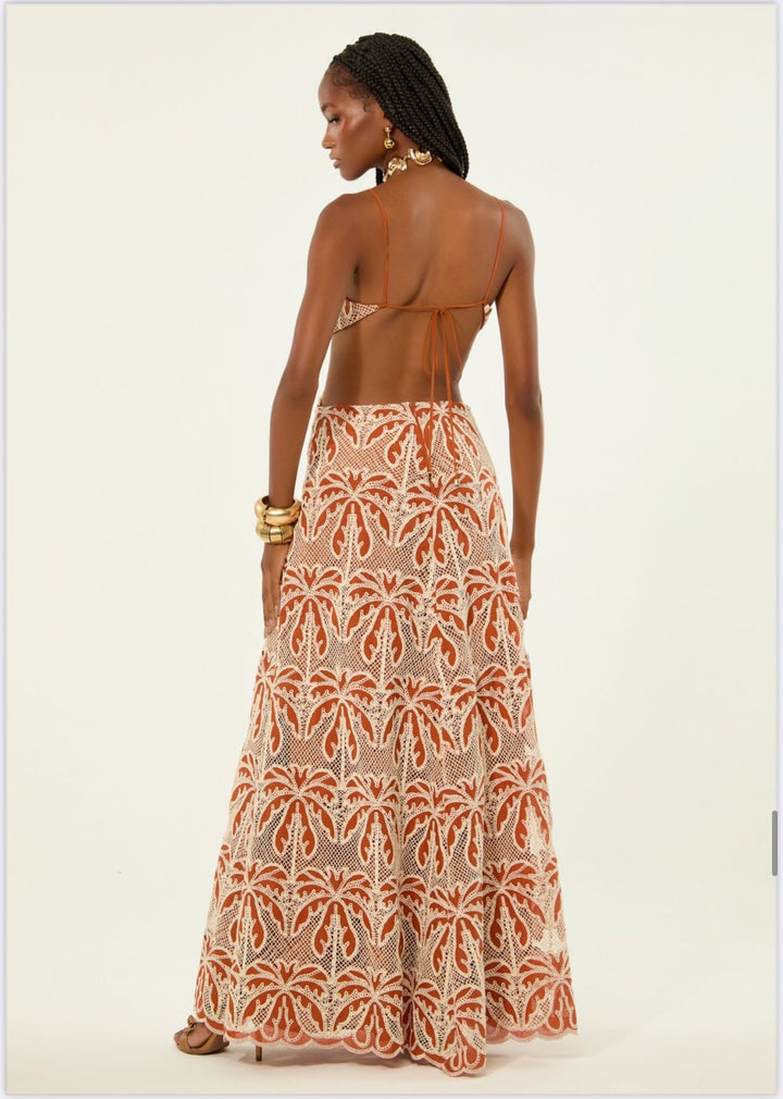 Lore - Laise Trancoso Hollow Waist Long Dress