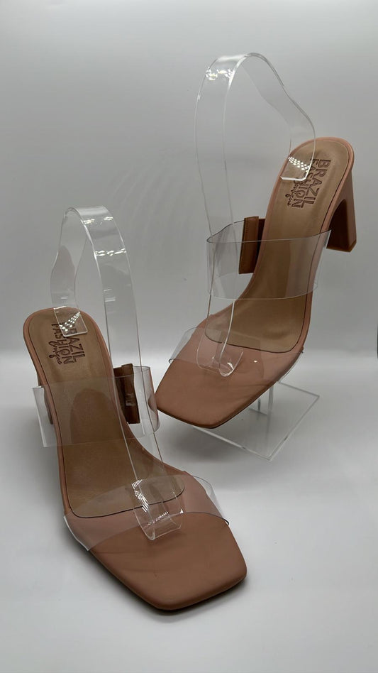 Bfb - Transparent Heel Sandal