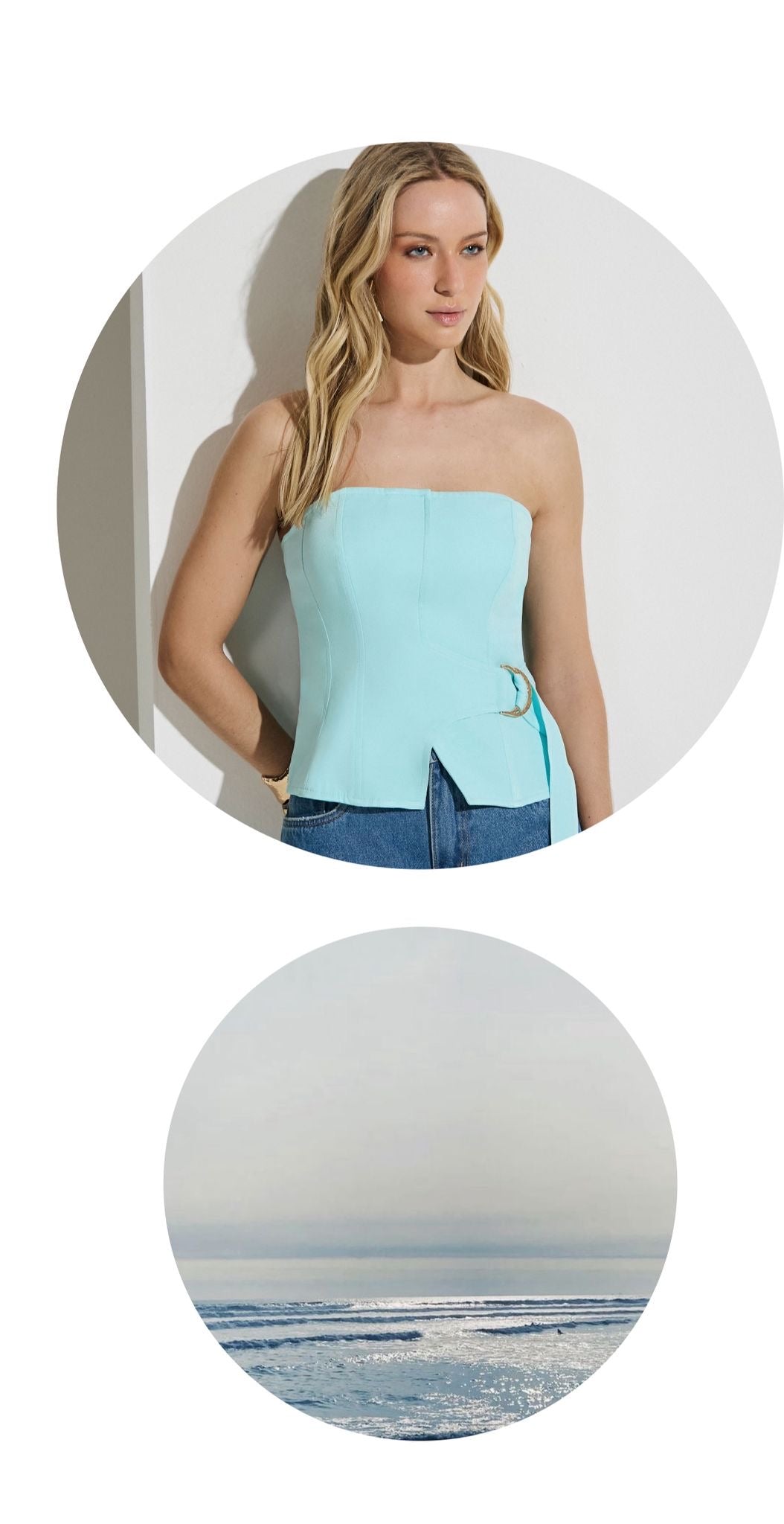 Isa Paes - Corselet Top with Buckle Detail