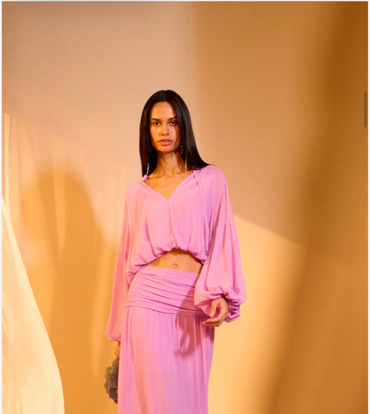 Bfly - Balloon-Style Tunic w/ Flowy Sleeves