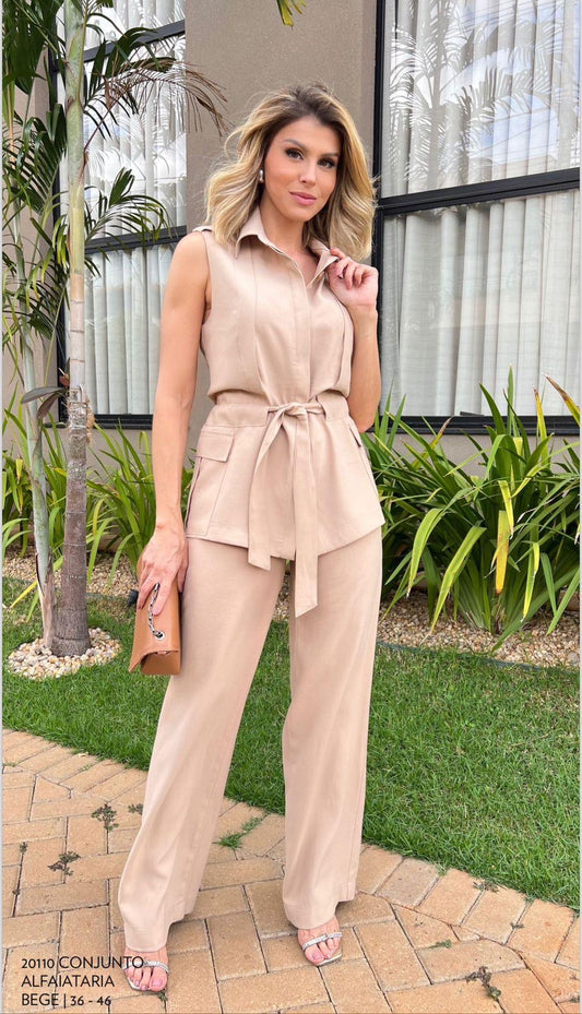 Luzia Fazzolli - Tailored Jumpsuit w/ Cutouts