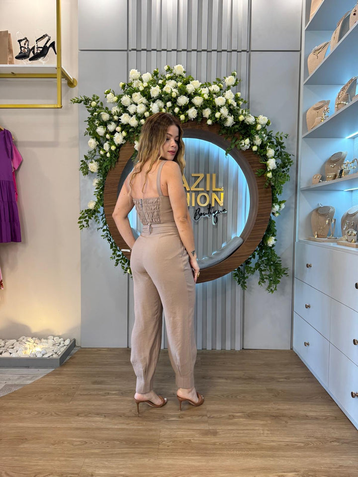 Lore -  Top/Cutout Pants/Belt Set