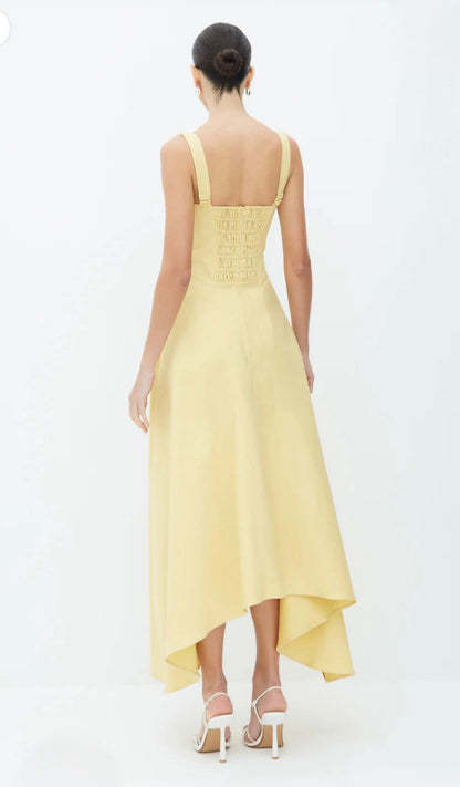 Zen Oficial - Midi Dress w/ Elastic on Back