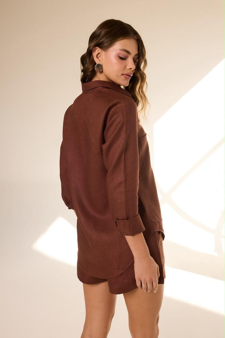Paylot - Linen Shorts Set
