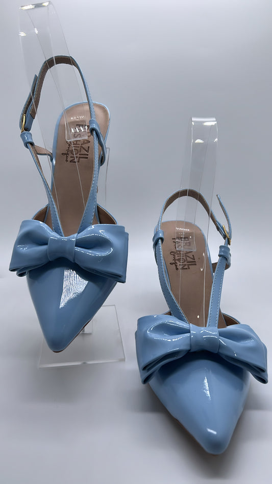 Bfb Shoes - Blue Chanel Scarpim w/ Bow