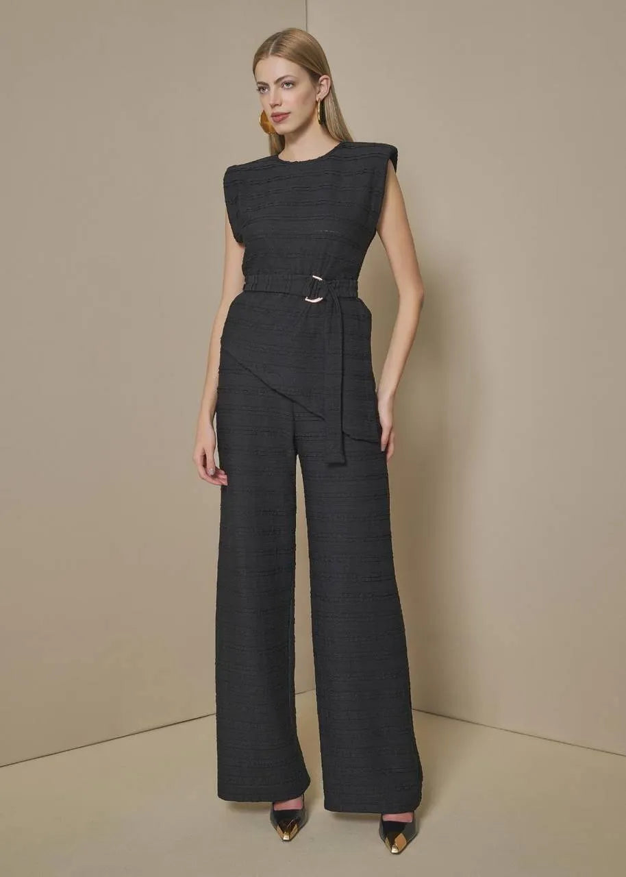 Lore - Conjunto Blusa e Calça Tricot Akro