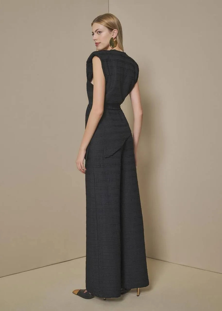 Lore - Conjunto Blusa e Calça Tricot Akro