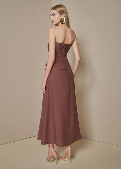 Lore - Tailored Dress with Buttons/ Links