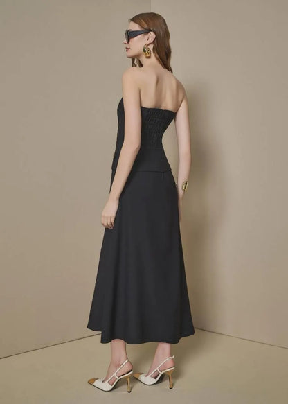 Lore - Tailored Dress with Buttons/ Links