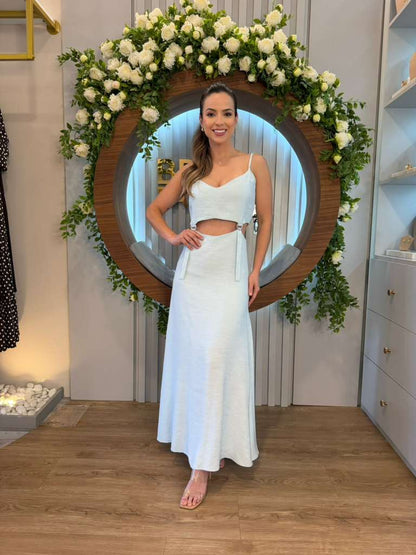 Bfly - Dress with cutouts and ring detail