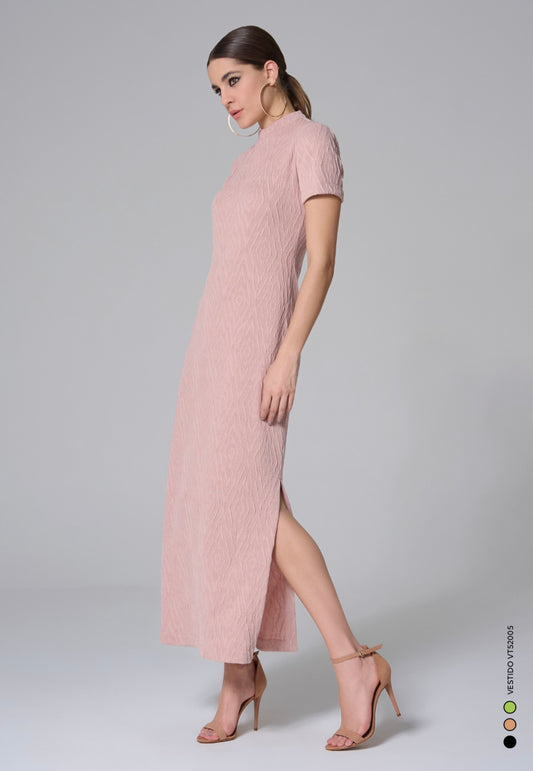 Lore Dress - Midi Flat Tricot Jacquard